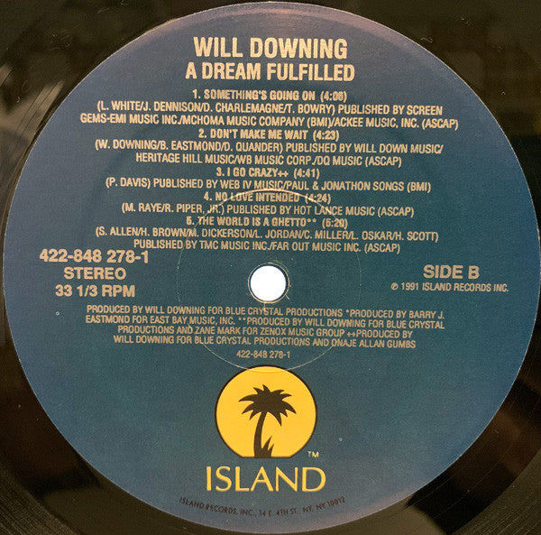 Will Downing : A Dream Fulfilled (LP, Album)