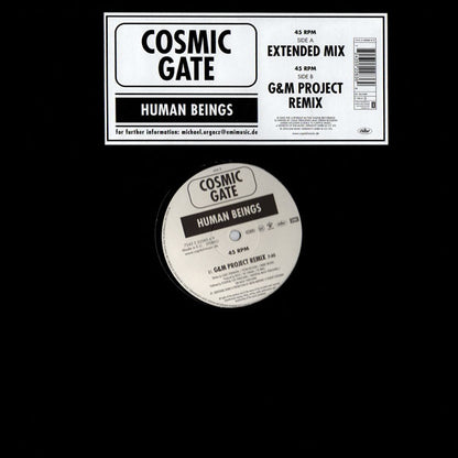 Cosmic Gate : Human Beings (12")