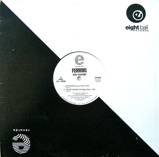 Lenny Ferrari : On Safari (12")