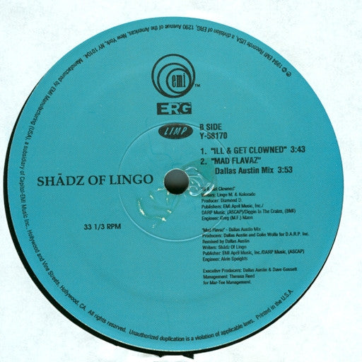 Shadz Of Lingo : I Step 2 U Den (12")