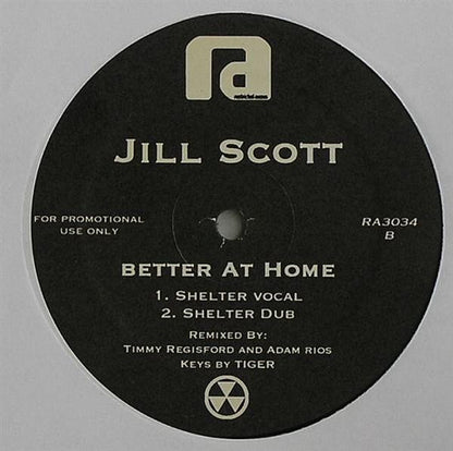 Jill Scott : Better At Home (12", Promo, Unofficial)