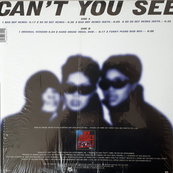 Total : Can't You See (The Remixes) (12")