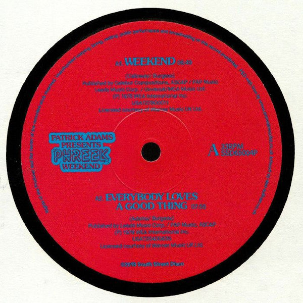 Patrick Adams Presents Phreek : Weekend (12")