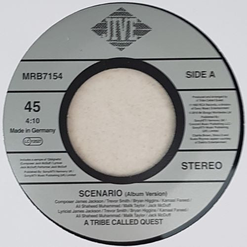 A Tribe Called Quest : Scenario (7", Single, RE)