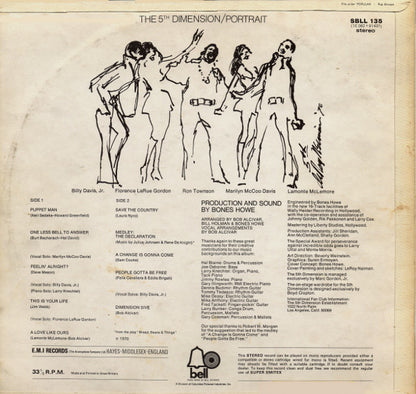 The Fifth Dimension : Portrait (LP, Album)