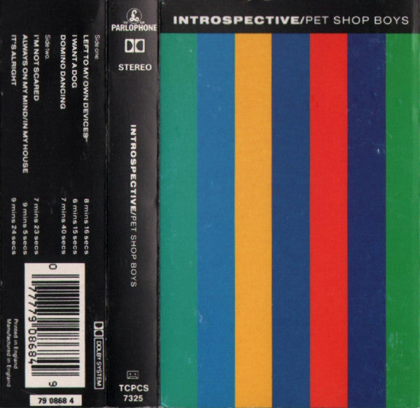 Pet Shop Boys : Introspective (Cass, Album)