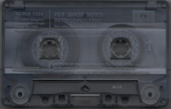 Pet Shop Boys : Introspective (Cass, Album)
