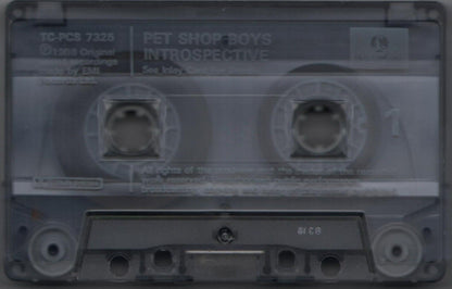 Pet Shop Boys : Introspective (Cass, Album)