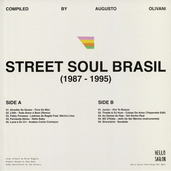 Various : Street Soul Brasil (1987 - 1995)  (LP, Comp)