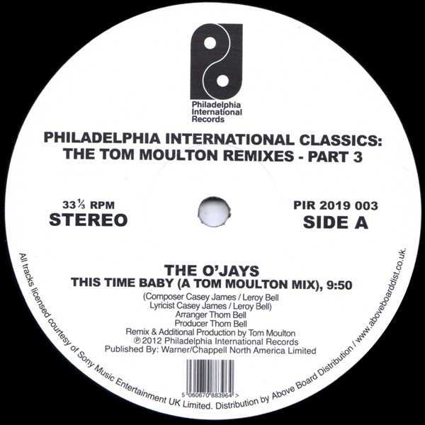 Tom Moulton : Philadelphia International Classics: The Tom Moulton Remixes (Part 3) (2x12", Comp, RE)