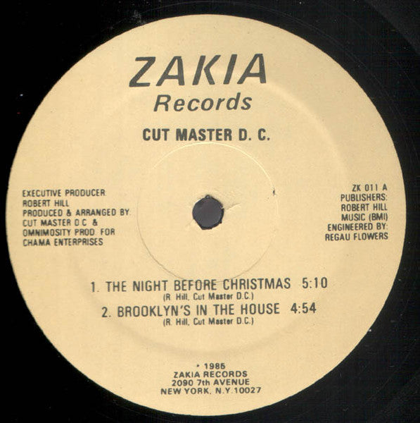 Cutmaster D.C. : The Night Before Christmas / Brooklyn's In The House (12")