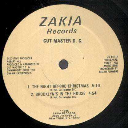 Cutmaster D.C. : The Night Before Christmas / Brooklyn's In The House (12")