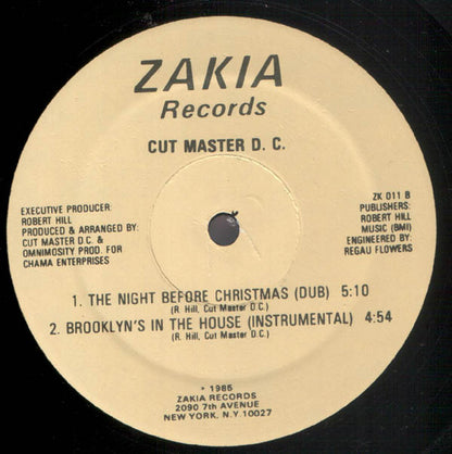 Cutmaster D.C. : The Night Before Christmas / Brooklyn's In The House (12")