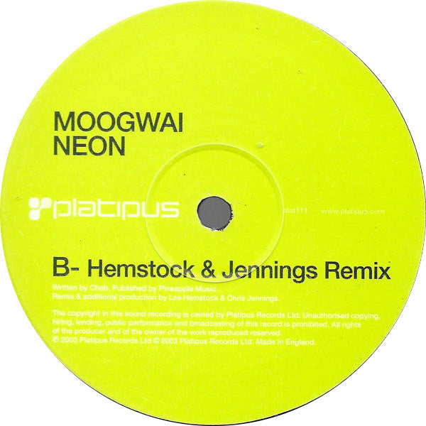 Moogwai : Neon (12", Par)
