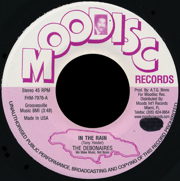 The Debonaires (4) : In The Rain (7", RE)