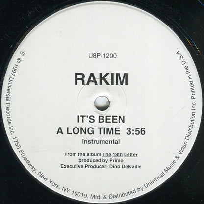 Rakim : It's Been A Long Time (12")