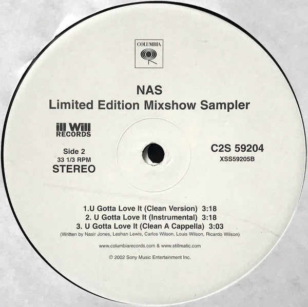 Nas : The Lost Tapes - Limited Edition Mixshow Sampler (2x12", Promo)