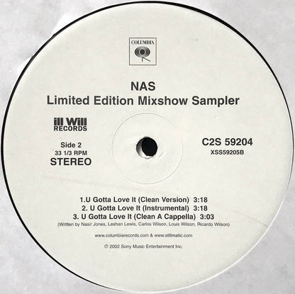Nas : The Lost Tapes - Limited Edition Mixshow Sampler (2x12", Promo)