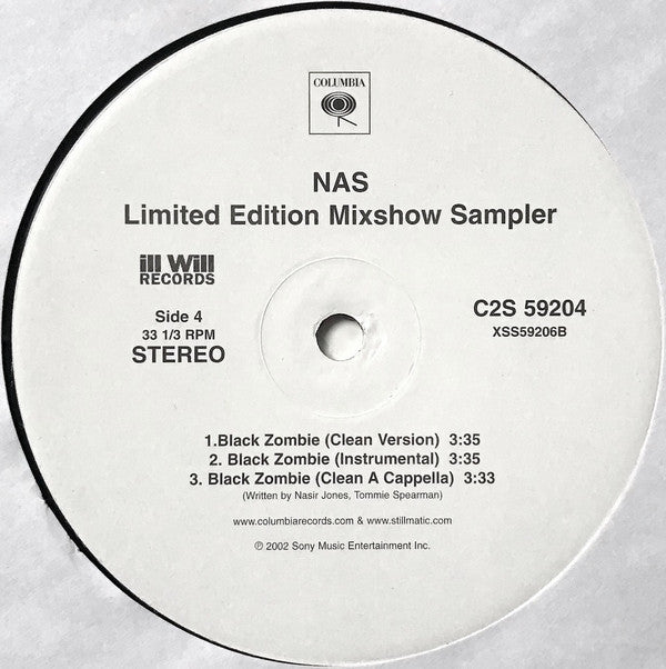 Nas : The Lost Tapes - Limited Edition Mixshow Sampler (2x12", Promo)