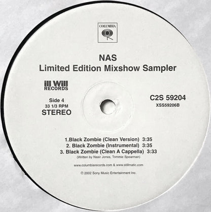 Nas : The Lost Tapes - Limited Edition Mixshow Sampler (2x12", Promo)