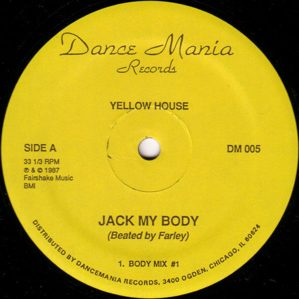 Yellow House : Jack My Body (12")