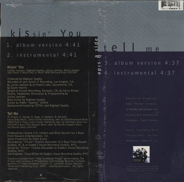 Total : Kissin' You / Tell Me (12")