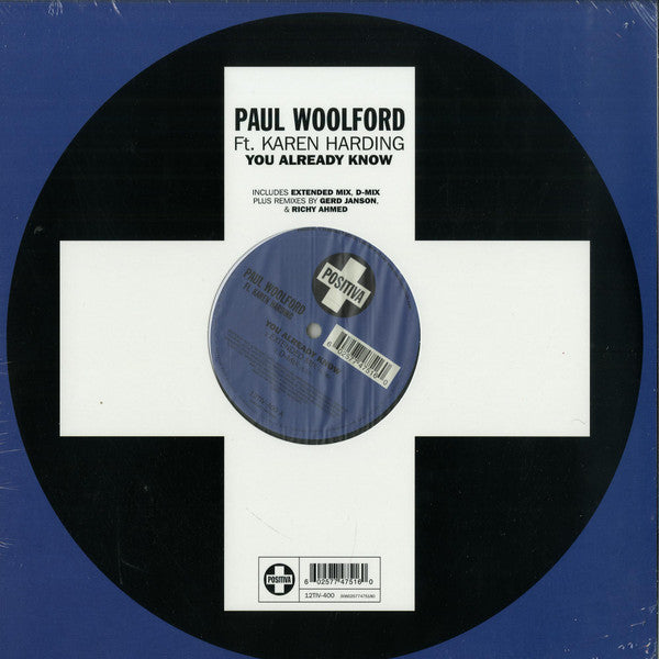 Paul Woolford Ft. Karen Harding : You Already Know (12")