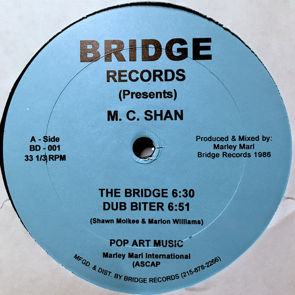 MC Shan : The Bridge (12")