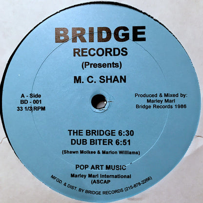 MC Shan : The Bridge (12")