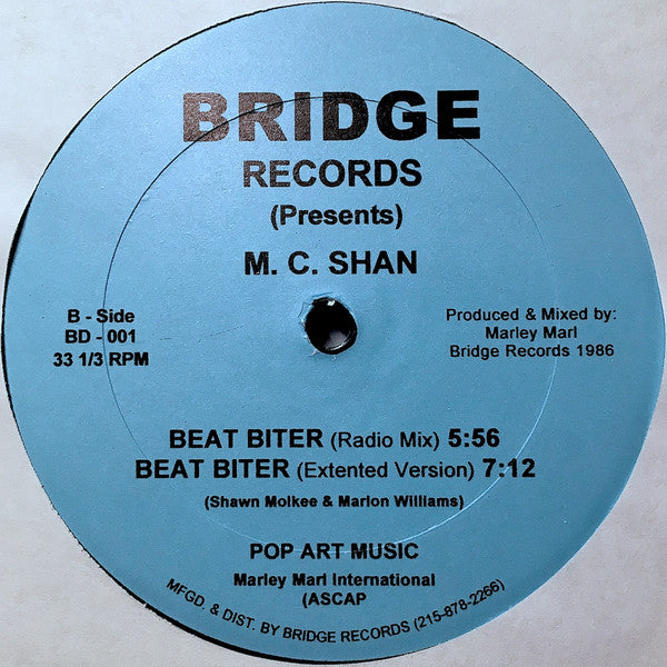 MC Shan : The Bridge (12")