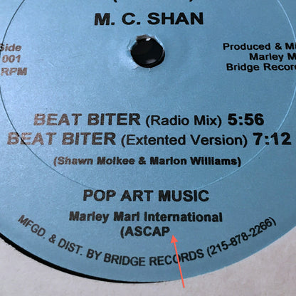 MC Shan : The Bridge (12")