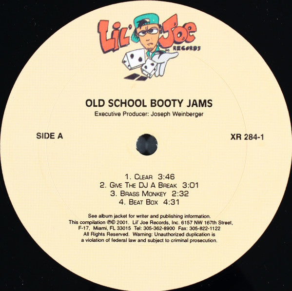 Various : Old School Booty Jams (2xLP, Comp)