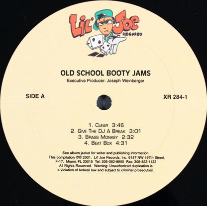 Various : Old School Booty Jams (2xLP, Comp)