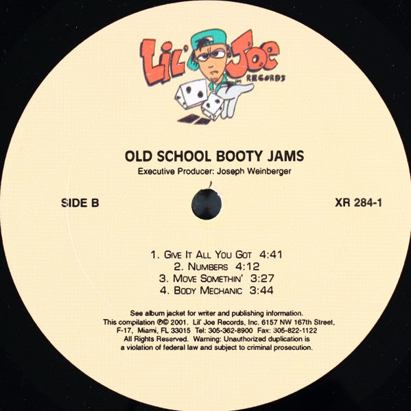 Various : Old School Booty Jams (2xLP, Comp)