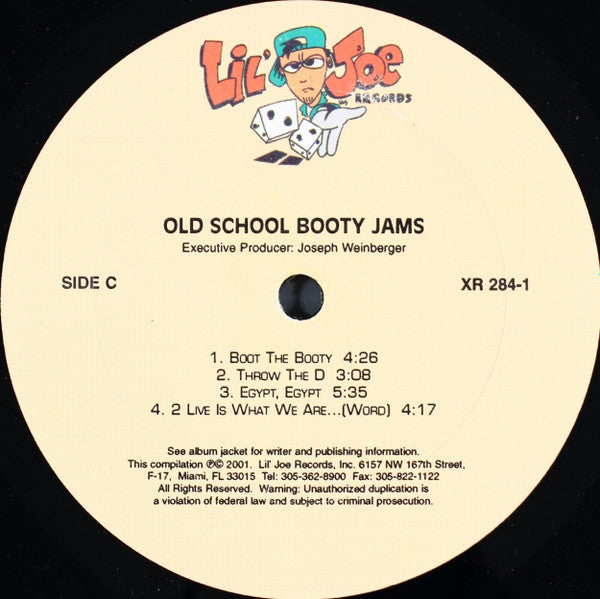 Various : Old School Booty Jams (2xLP, Comp)