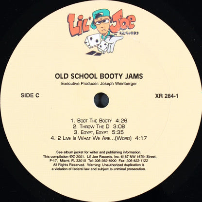 Various : Old School Booty Jams (2xLP, Comp)