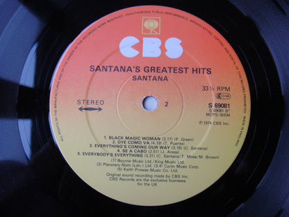 Santana : Santana's Greatest Hits (LP, Comp)