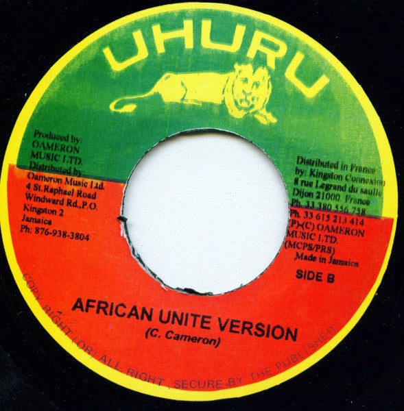 Fred Locks : Africans Unite (7", RE)