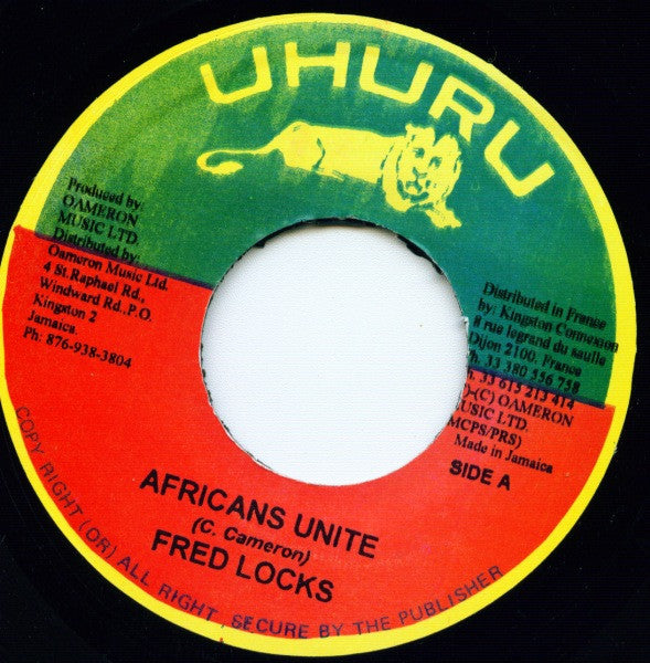 Fred Locks : Africans Unite (7", RE)