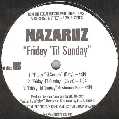Dead Prez Feat. Tahir / Nazaruz : Get Ready / Friday 'Til Sunday (12", Ltd, Promo)