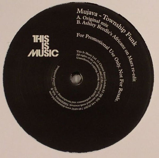 DJ Mujava : Township Funk (12", Promo)