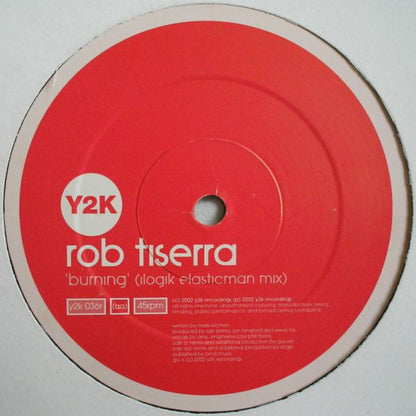 Rob Tissera : Burning (Remixes) (12")