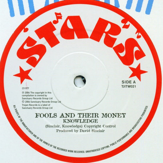 Knowledge (8) : Fools And Their Money / Good Luck My Friends (12", RE)