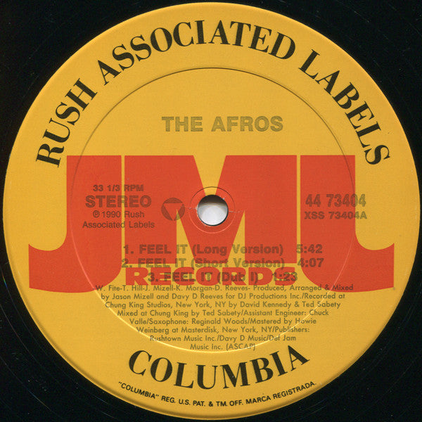 The Afros : Feel It (12", Single)