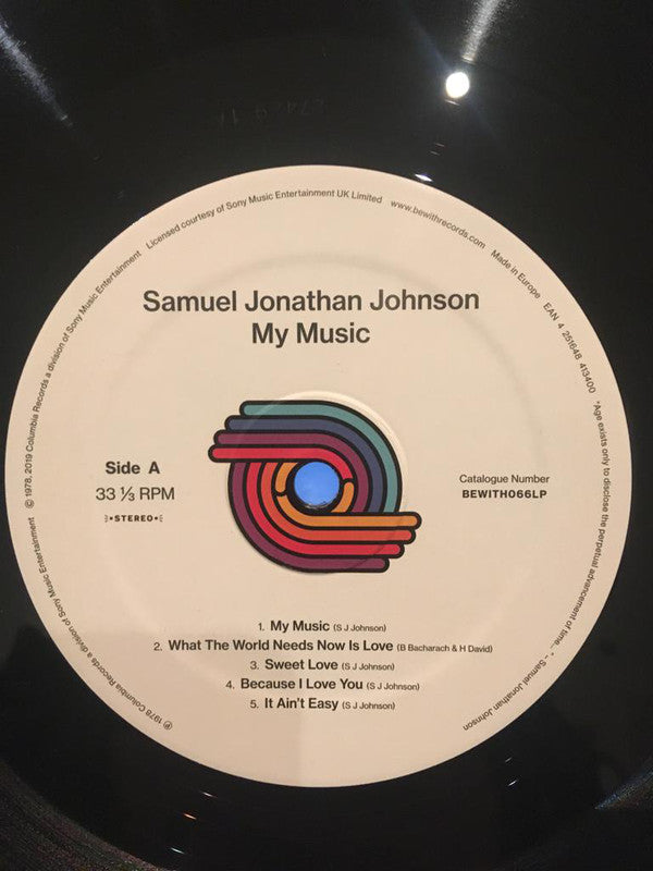 Samuel Jonathan Johnson : My Music (LP, Album, RE, 140)