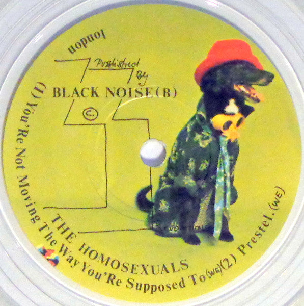 The Homosexuals : Bigger Than The Number Yet Missing The Dot (7", Cle)