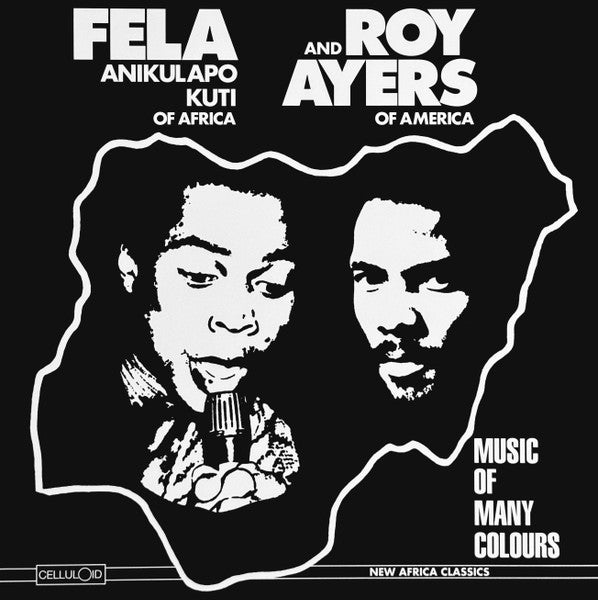 Fela Anikulapo Kuti* And Roy Ayers : Music Of Many Colours (LP, Album, RE)