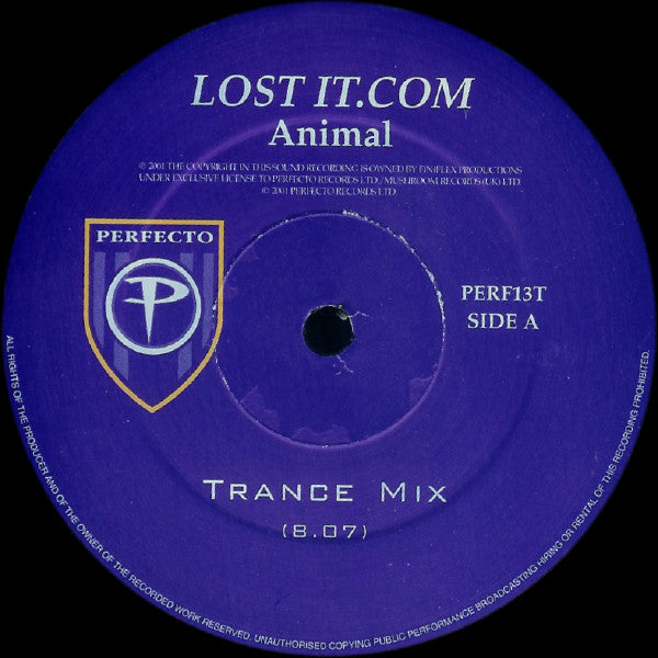 Lost It.com : Animal (12")