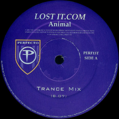 Lost It.com : Animal (12")