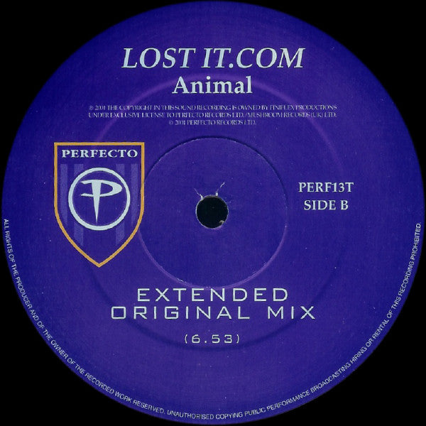 Lost It.com : Animal (12")